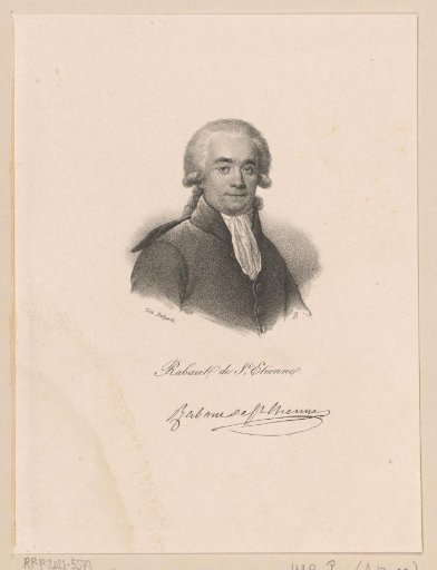 Portrait of Jean-Paul Rabaut Saint-Étienne