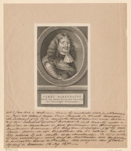 Portrait of Karl Rabenhaupt, Baron von Sucha
