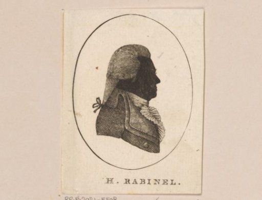 Silhouette Portrait of Henri Rabinel