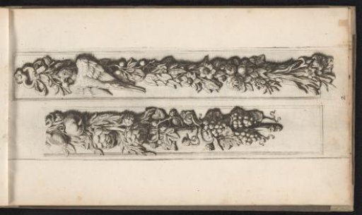 Pilaster festoons with a parrot from the Amsterdam Town Hall