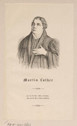 Portrait of Martin Luther