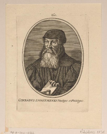 Portrait of Conrad Lycosthenes