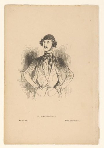 Friend of Ferdinand from Petites Misères de la Vie Conjugale by Honoré de Balzac