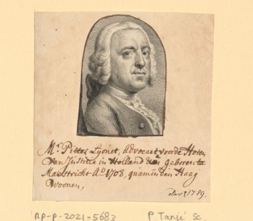 Portrait of Pieter Lyonet