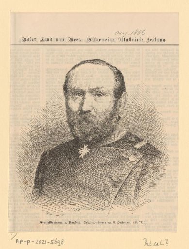 Portrait of Albrecht Gustav von Manstein