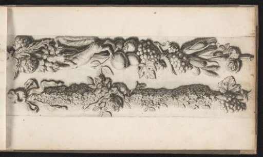 Pilaster festoons with a squirrel and hazelnuts from the Amsterdam Town Hall