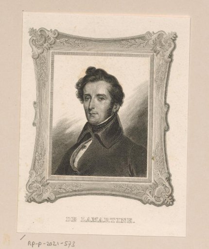 Portrait of Alphonse de Lamartine