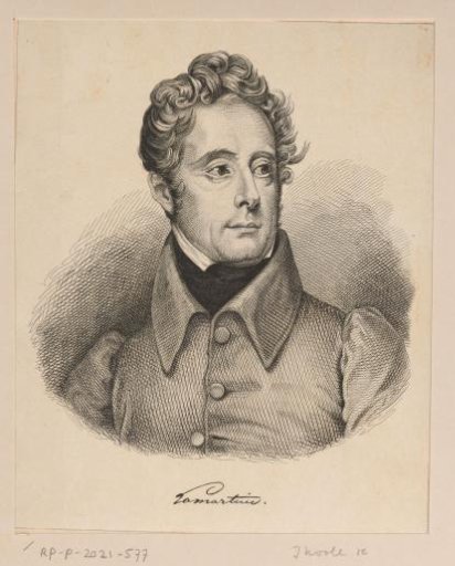 Portrait of Alphonse de Lamartine