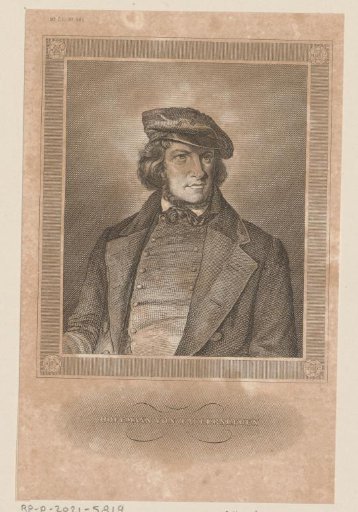 Portrait of August Heinrich Hoffmann von Fallersleben