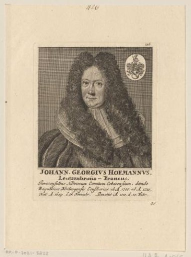 Portrait of Johann Georg Hofmann