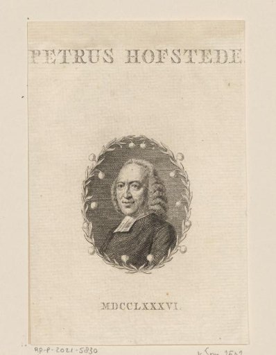 Portrait of Petrus Hofstede