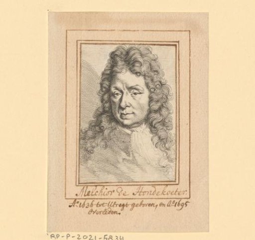 Portrait of Melchior d'Hondecoeter