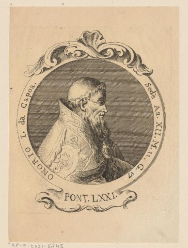 Portrait of Pope Honorius I
