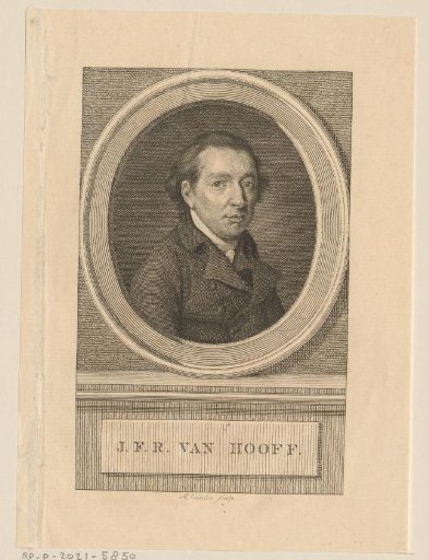 Portrait of Johan Frederik Rudolph van Hooff