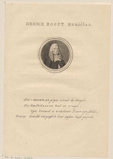 Portrait of Hendrik Danielsz. Hooft