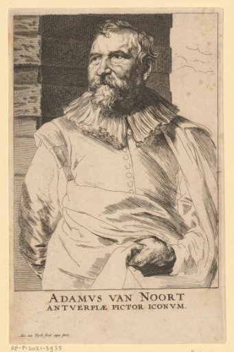 Portrait of Adam van Noort
