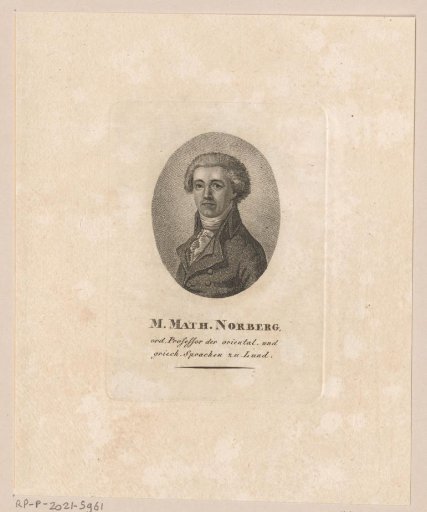 Portrait of Matthias Norberg