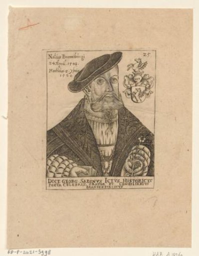 Portrait of Georg Sabinus
