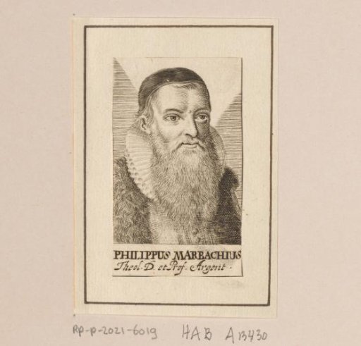 Portrait of Philipp Marbach