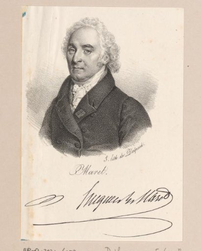 Portrait of Hugues-Bernard Maret