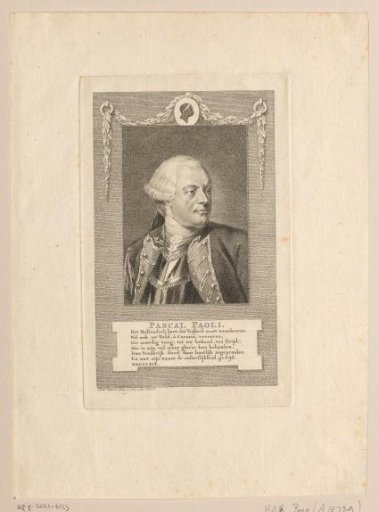 Portrait of Pasquale Paoli