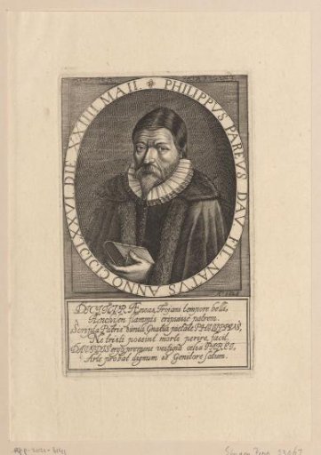 Portrait of Johannes Philippus Pareus