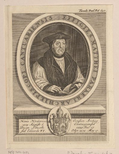Portrait of Mathew Parker