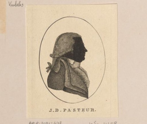 Portrait of Jan David Pasteur
