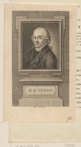Portrait of Henri Daniel Guyot