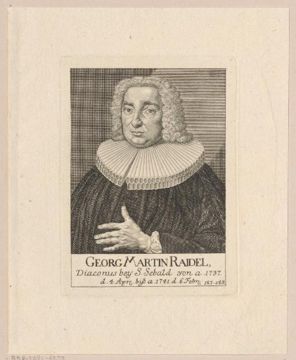 Portrait of Georg Martin Raidel