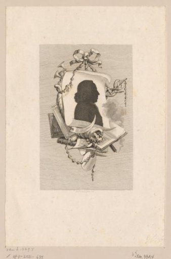 Silhouette Portrait of Hendrik van Maarseveen