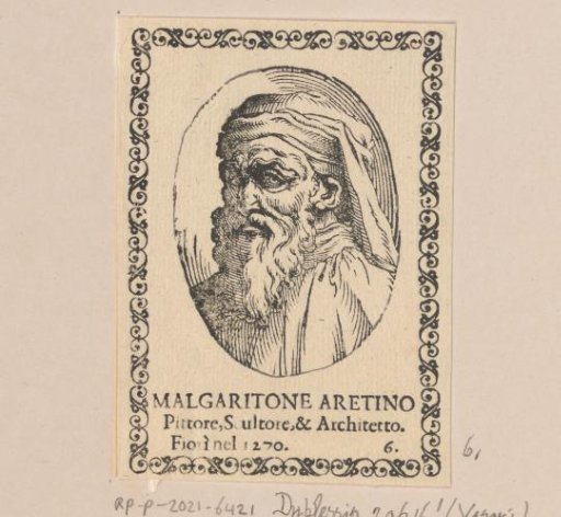 Portrait of Margaritone di Magnano da Arezzo