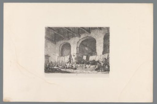 Shelter in the Geertekerk in Utrecht, 1855