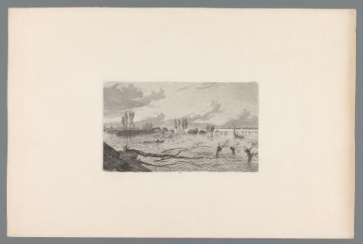 Dyke Breach between Maren and Alem, 1855