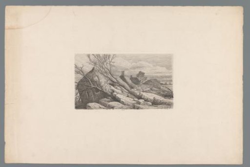 Dike between Maren and Alem, 1855