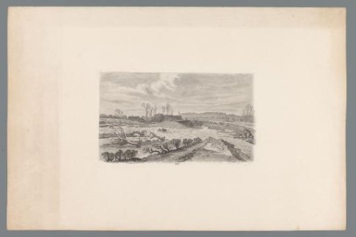 Dike Breach at Ingen, 1855