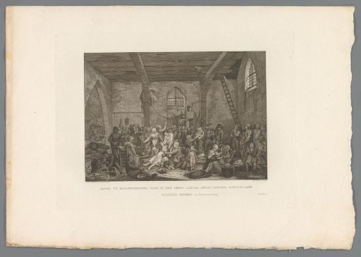 Reception of victims in Babyloniënbroek, 1809