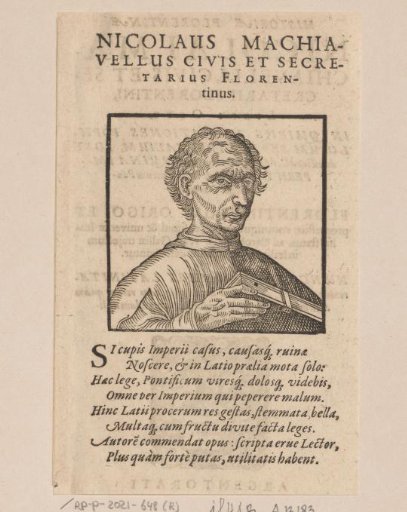 Portrait of Niccolò Machiavelli