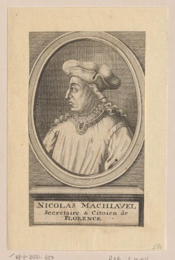 Portrait of Niccolò Machiavelli