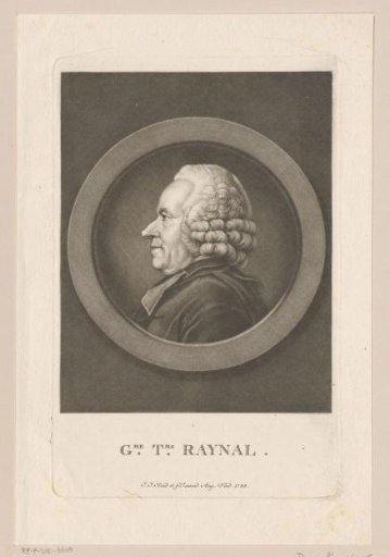 Portrait of Guillaume-Thomas François Raynal