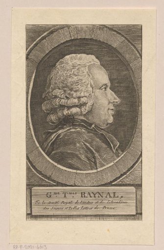 Portrait of Guillaume-Thomas François Raynal