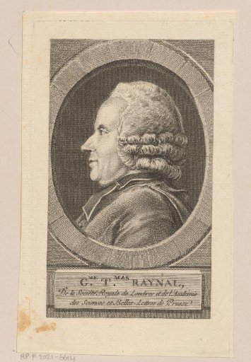 Portrait of Guillaume-Thomas François Raynal