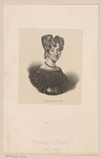 Portrait of Maria Rekker