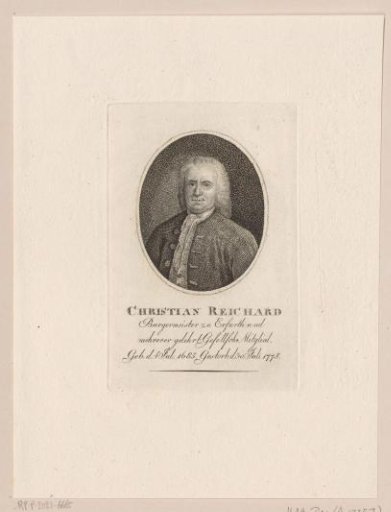 Portrait of Christian Reichart