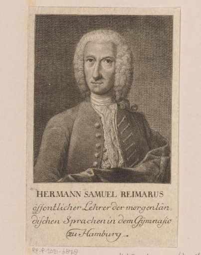 Portrait of Hermann Samuel Reimarus