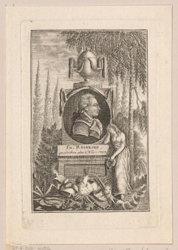 Monumental Tomb with the Portrait of Johann Friedrich Reinecke