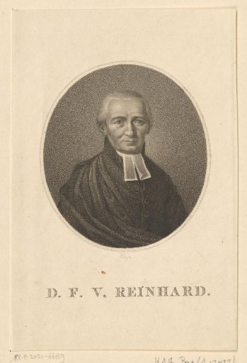 Portrait of Franz Volkmar Reinhard