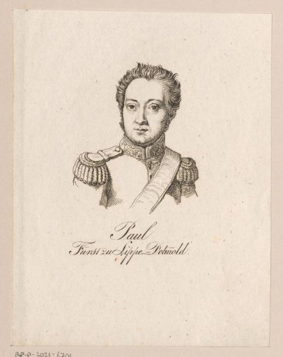 Portrait of Paul Alexander Leopold of Lippe-Detmold