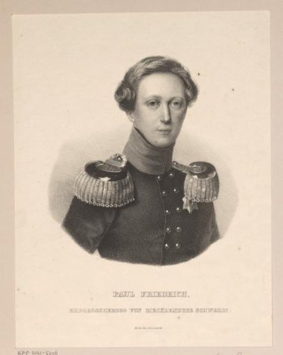 Portrait of Paul Friedrich of Mecklenburg-Schwerin