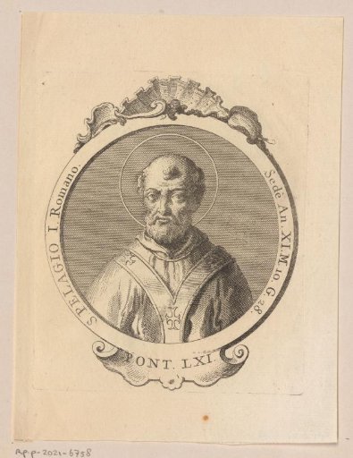 Portrait of Pope Pelagius I
